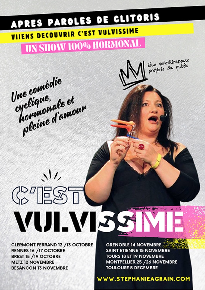 Affiche du spectacle C&rsquo;est Vulvissime à la Comédie de Besançon