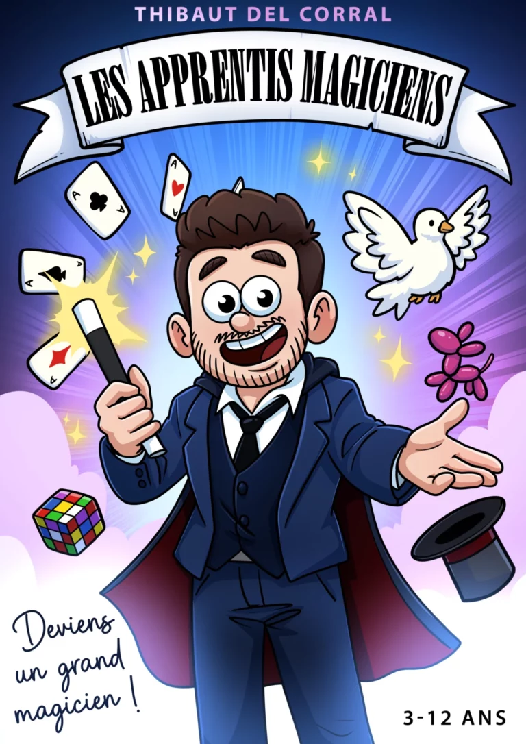 Affiche du spectacle Les apprentis magiciens à la Comédie de Besançon