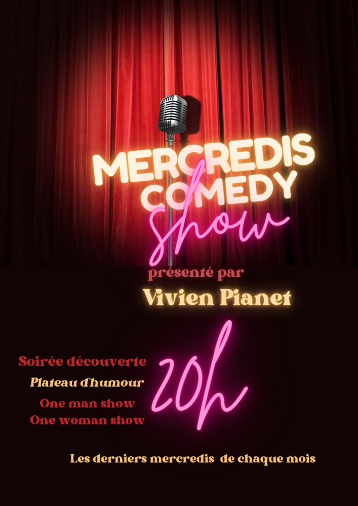 Affiche du spectacle Mercredis Comedy Show à la Comédie de Besançon