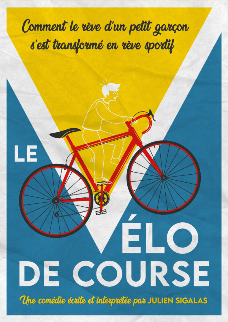 Affiche du spectacle Le Vélo de Course à la Comédie de Besançon