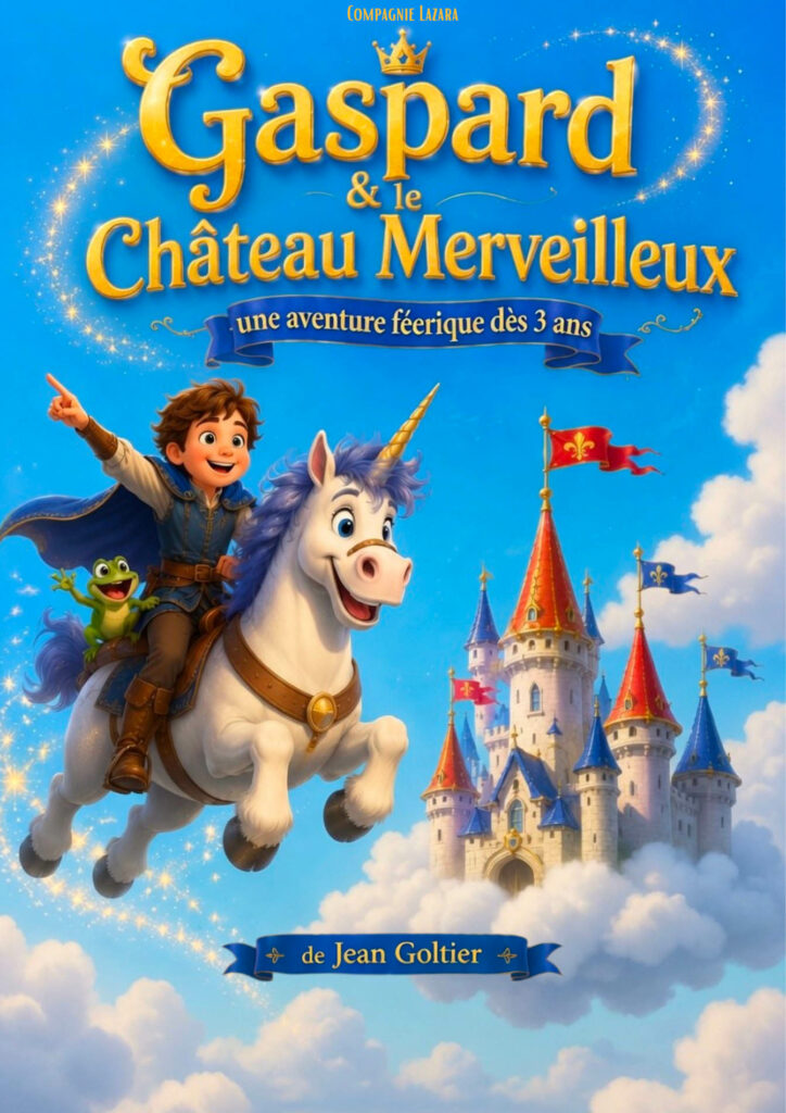 Affiche du spectacle Gaspard et le château merveilleux à la Comédie de Besançon