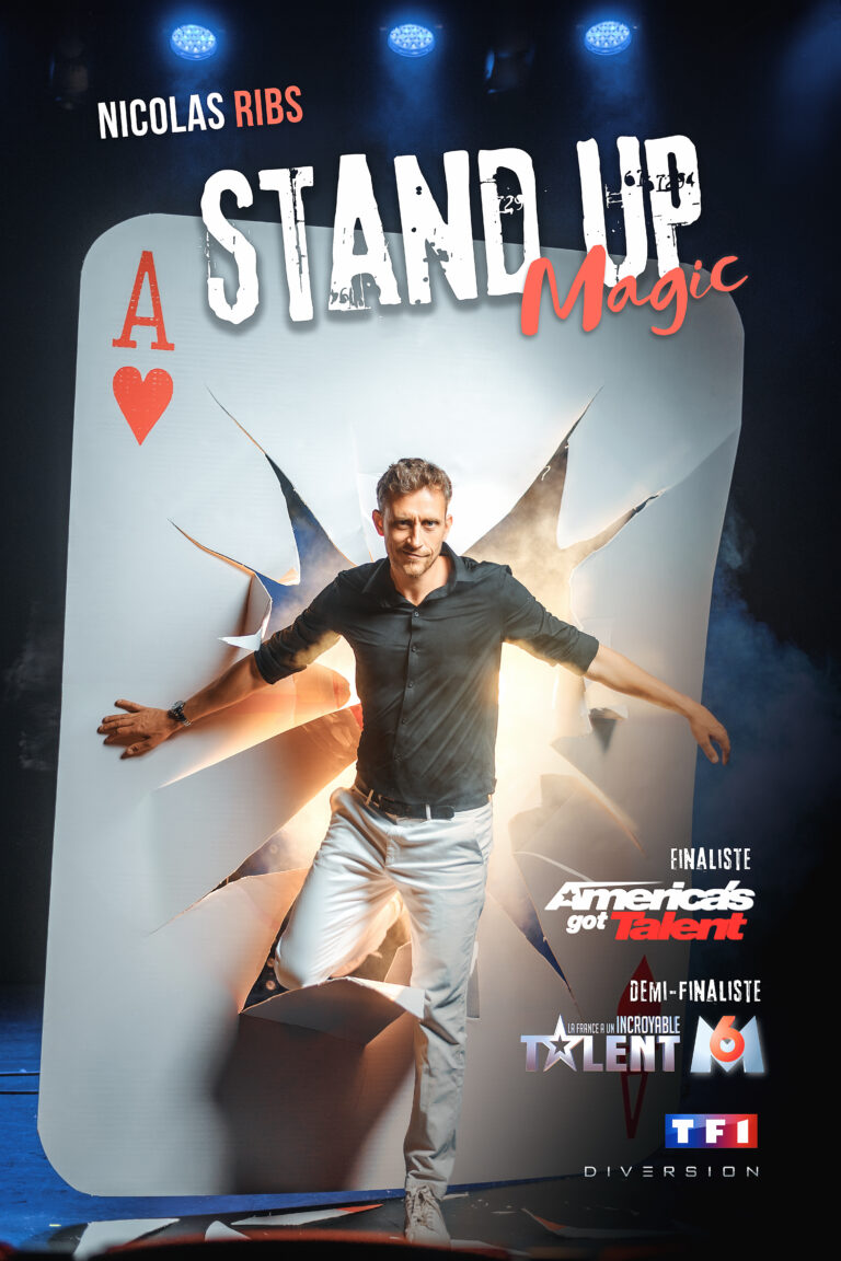 Affiche du spectacle Nicolas Ribs : Stand up magic à la Comédie de Besançon