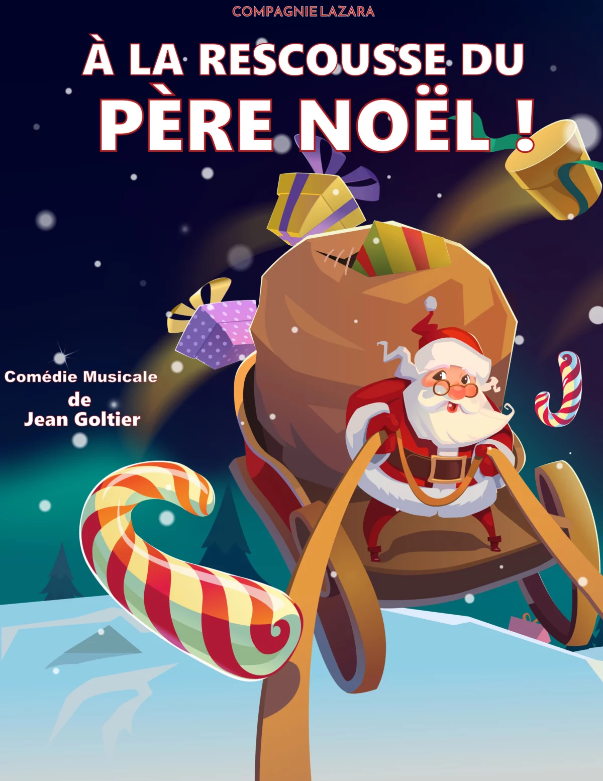 Affiche A la rescousse du Père Noël