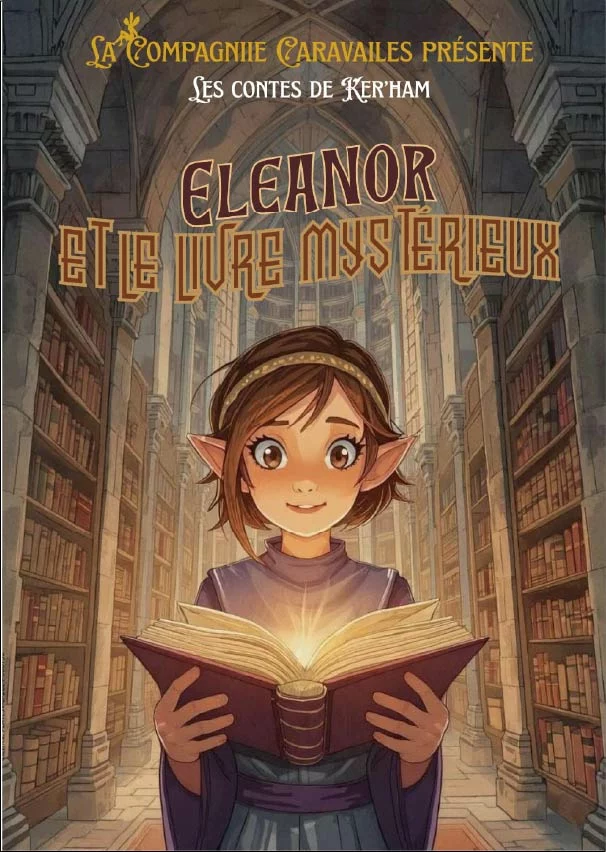 Affiche du spectacle Eleanor et le livre mystérieux à la Comédie de Besançon