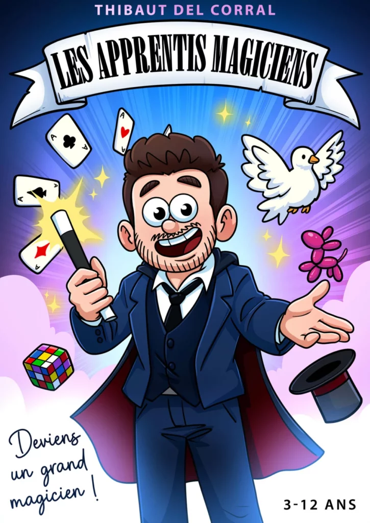 Affiche du spectacle Les apprentis magiciens à la Comédie de Besançon
