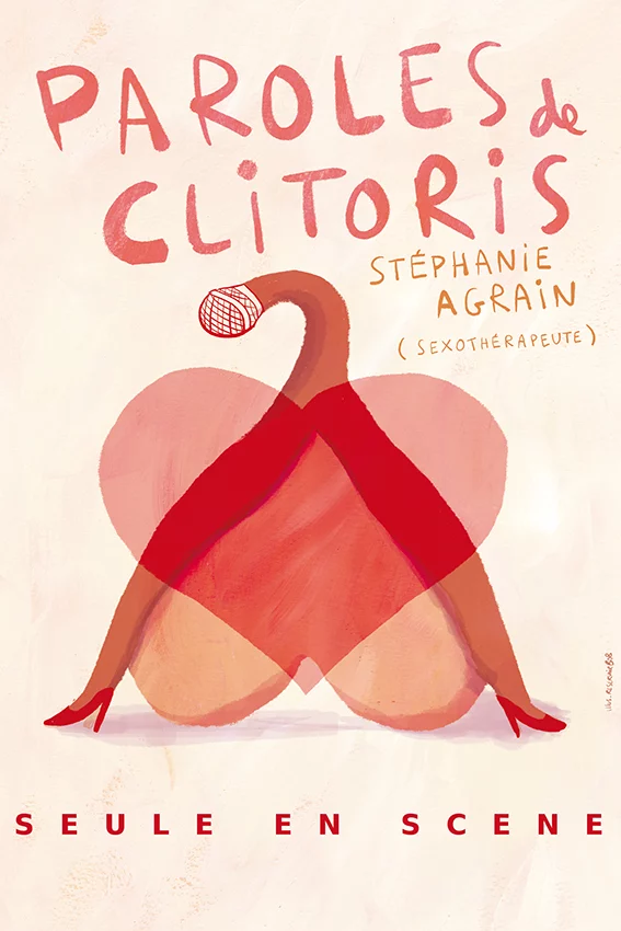 Affiche du spectacle Paroles de clitoris à la Comédie de Besançon
