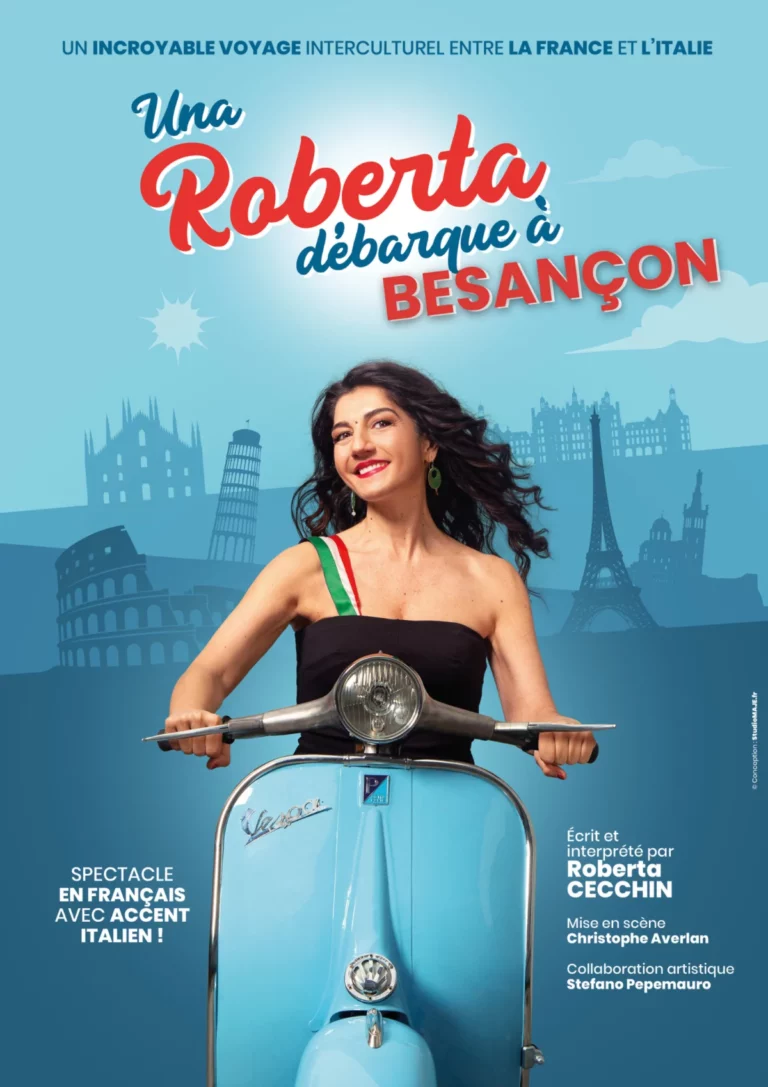 Affiche du spectacle Una Roberta débarque à Besançon à la Comédie de Besançon