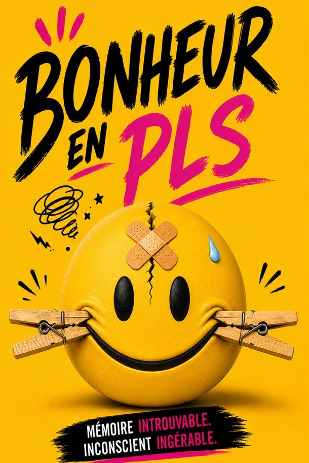 Affiche du spectacle Bonheur en PLS à la Comédie de Besançon