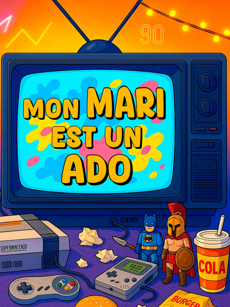 Affiche du spectacle Mon mari est un ado à la Comédie de Besançon