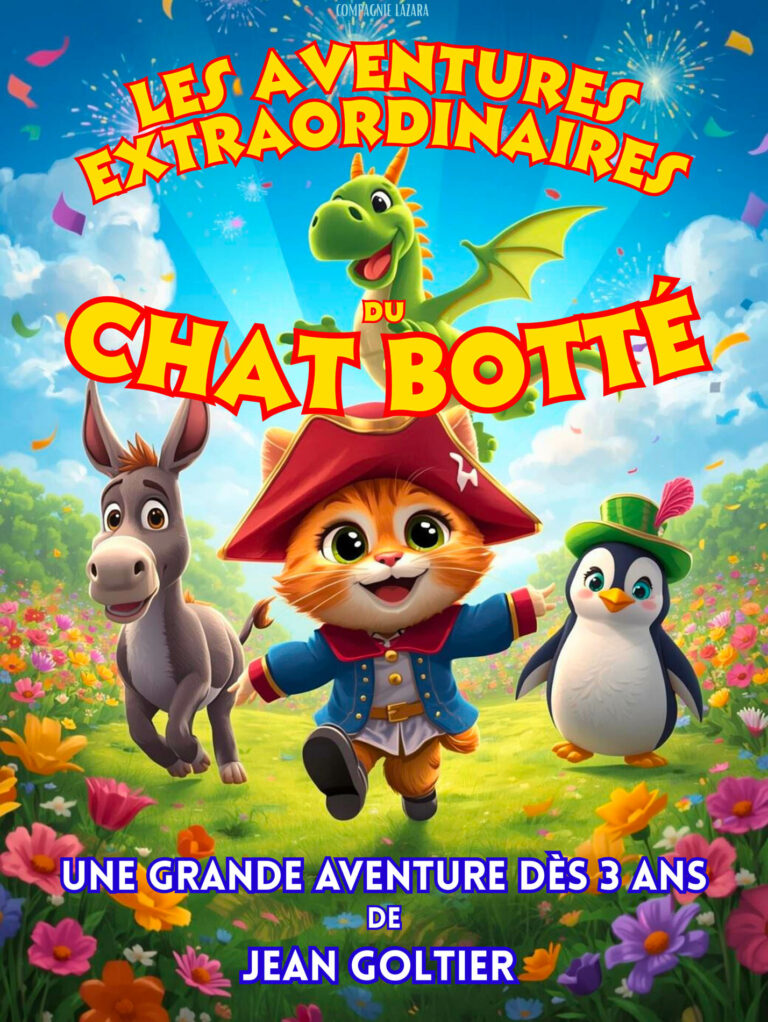 Affiche du spectacle Les aventures du Chat Botté à la Comédie de Besançon