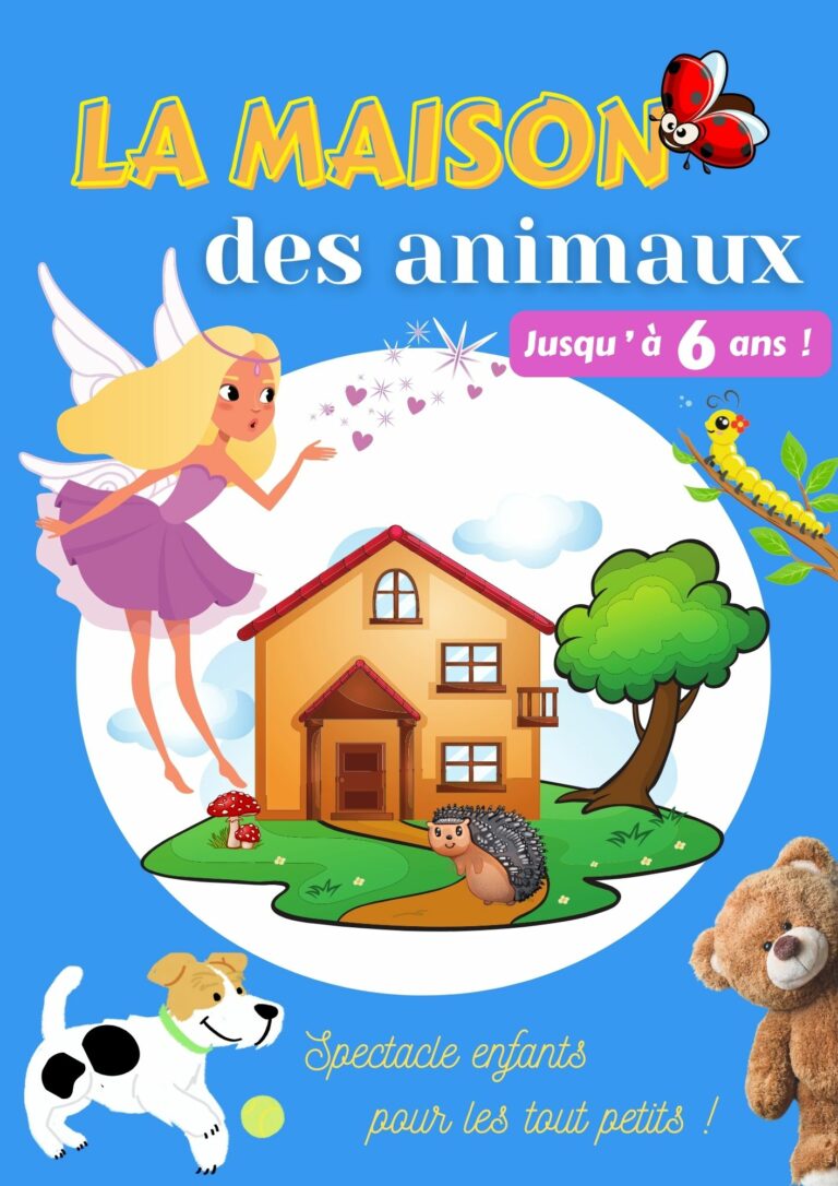 Affiche du spectacle La maison des animaux à la Comédie de Besançon