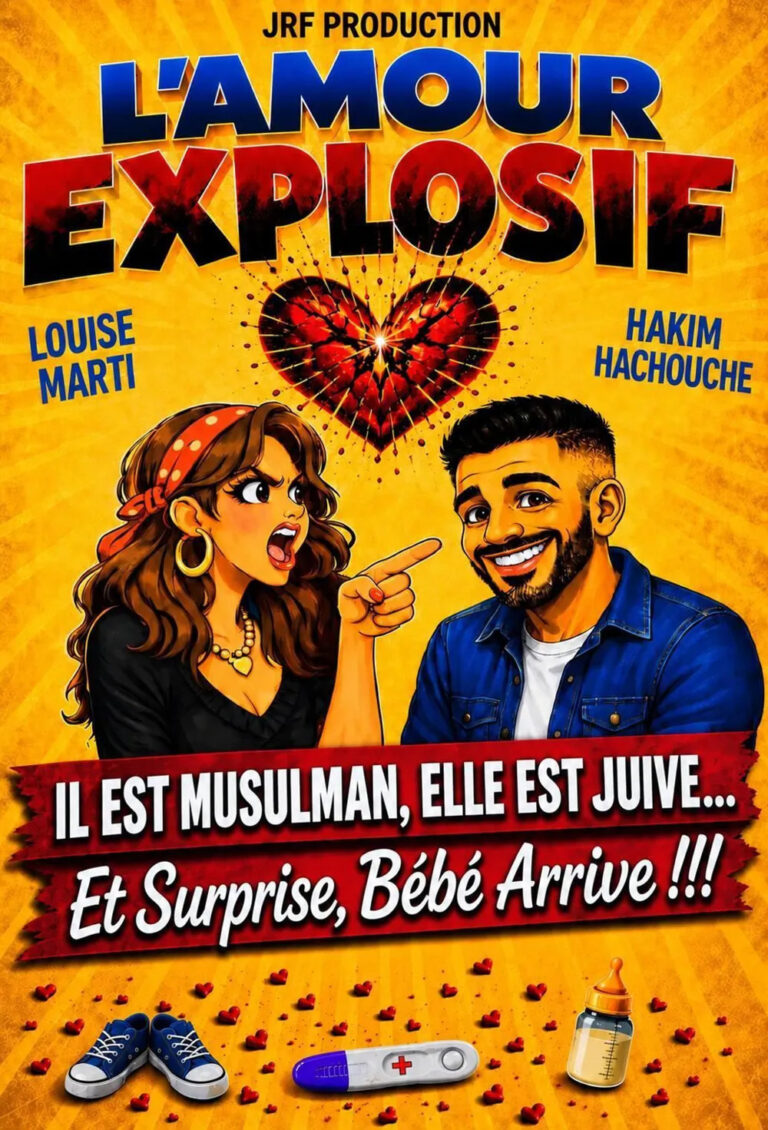 Affiche du spectacle L&rsquo;amour explosif à la Comédie de Besançon