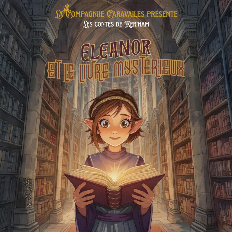Affiche du spectacle Eleanor et le livre mystérieux à la Comédie de Besançon
