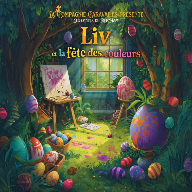 Affiche du spectacle Liv et la fête des couleurs à la Comédie de Besançon