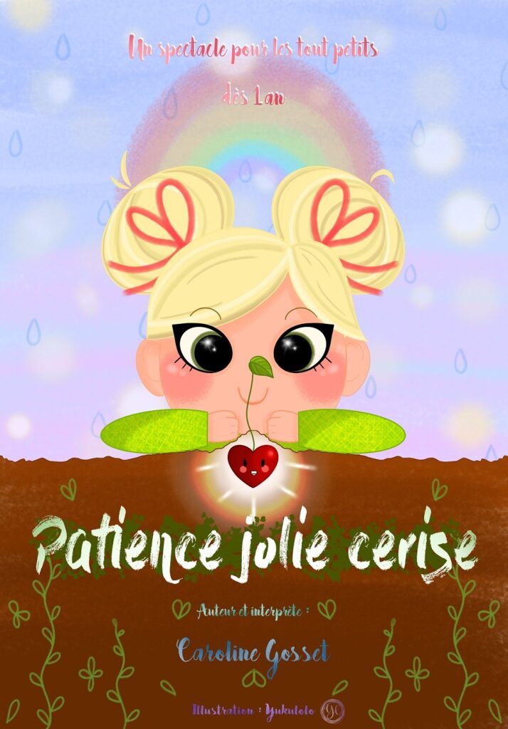 Affiche du spectacle Patience jolie cerise à la Comédie de Besançon